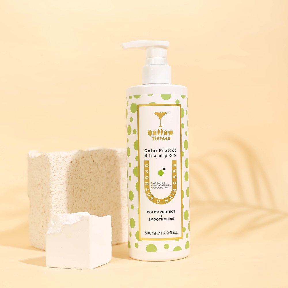 Yellow Fifteen Upgrade U Oem Odm Herbal Organic Damage Repaired Color Protecting Priavte Label Shampoo And Conditioner