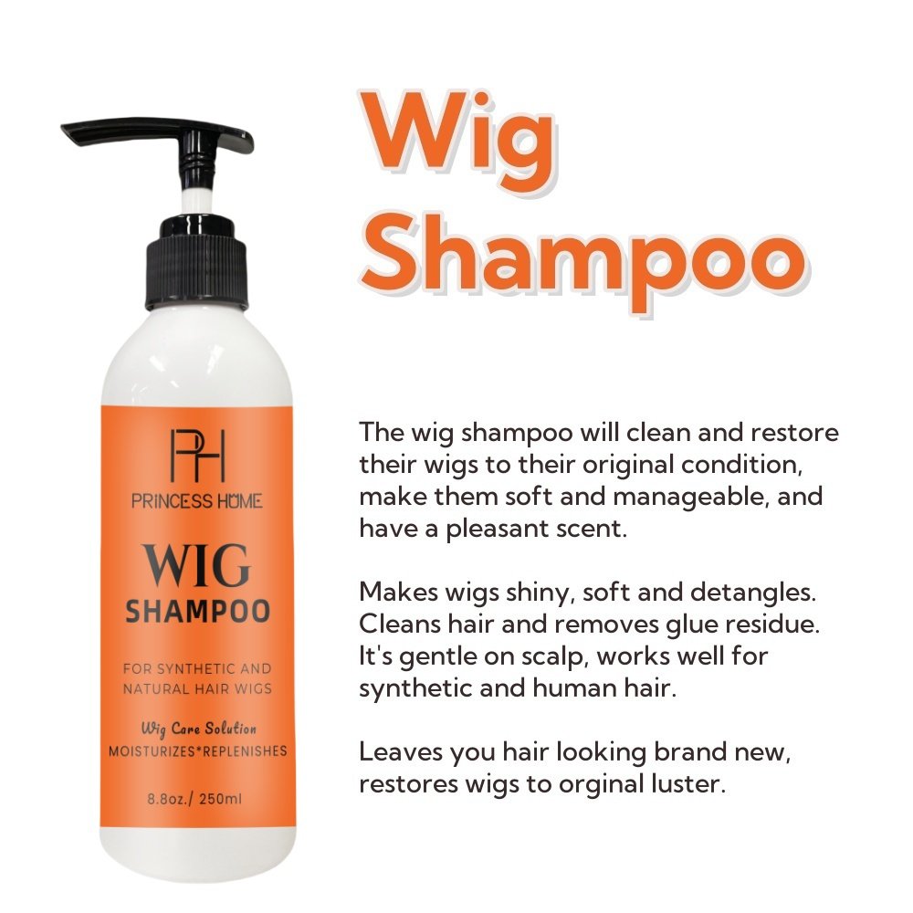 Custom Logo Revitalizes and Refreshes Hair Wig Care Shampoo and Conditioner for Synthetic Wigs