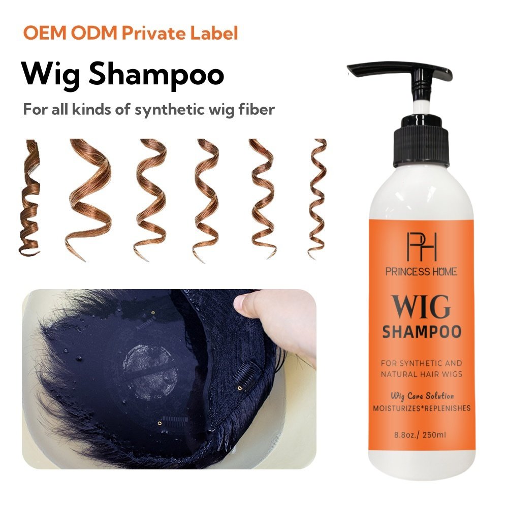 Custom Logo Revitalizes and Refreshes Hair Wig Care Shampoo and Conditioner for Synthetic Wigs