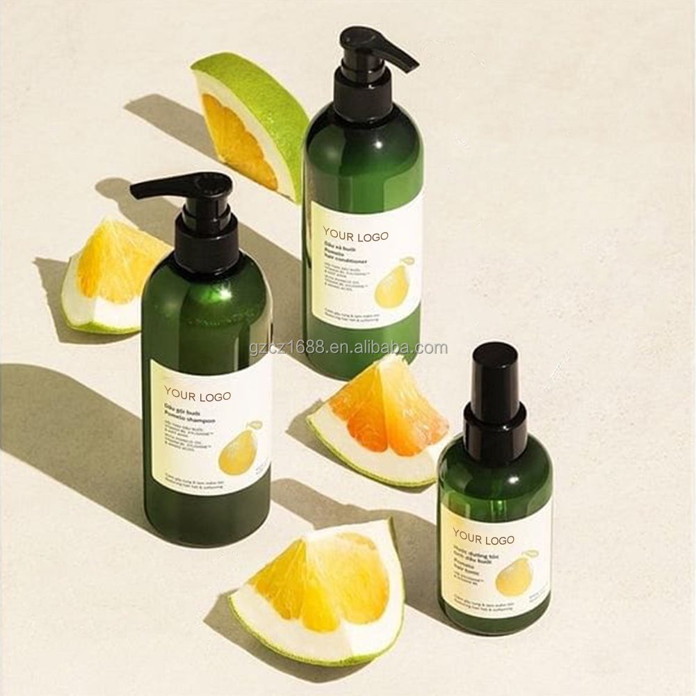 Private Label Hair Shampoo And Conditioner Kit 3 pcs Pure Organic Sulphate Free Moroccan Argan Oil Hair Care Set
