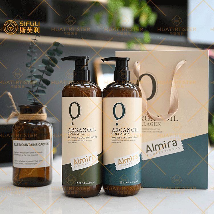 Huati Sifuli Almirs Hair Shampoo Argan Oil Shampoo 800ml Organic Moroccan Argan Oil Organic Bulk Hair Shampoo Manufacturer
