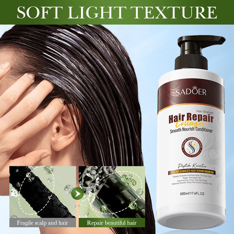 SADOER Wholesale Hair Care Products collagen repair nourishing hair conditioner dandruff control oil repair shampoo