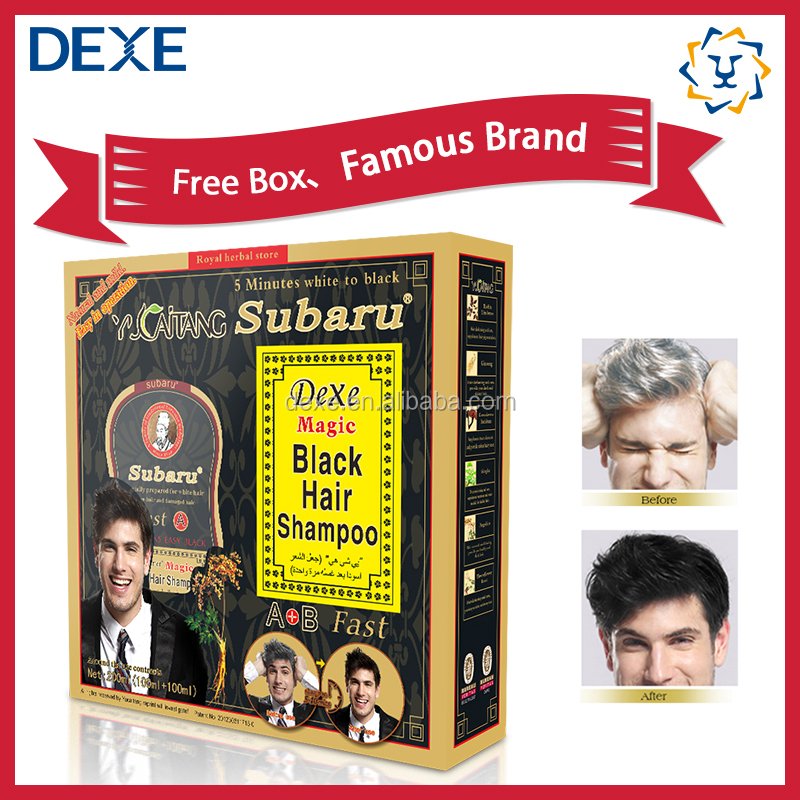 OEM&ODM subaru magic black hair shampoo, yucaitang fast black hair shampoo
