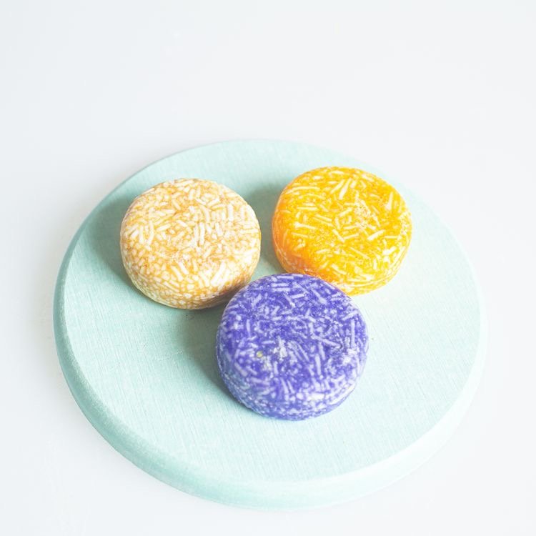 Wholesale Eco Private Label Tin Box 4 Different Scent Effect Organic Shampoo Bar Solid Soap