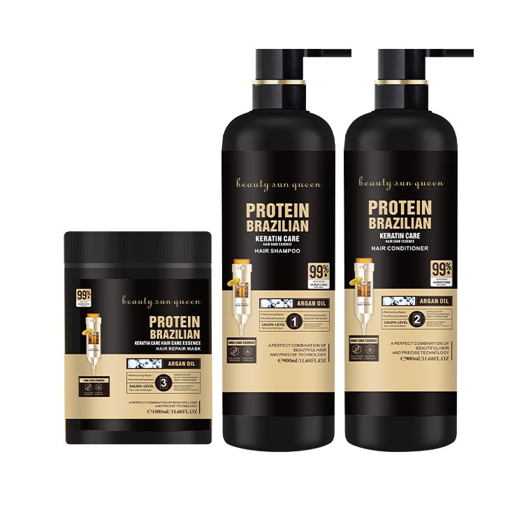 Natural Moisturizing Keratin Shampoo Range Hair Products Set For Curly Hair Oem Shampoo Manufacturer