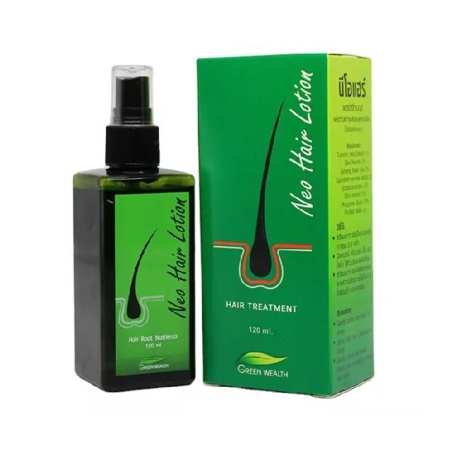 The Best Protect Hair Serum Spray of Neo Hair Lotion 120ml Hair Treatment Made in Thailand by Green Wealth for Daily Care