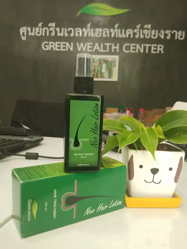 The Best Protect Hair Serum Spray of Neo Hair Lotion 120ml Hair Treatment Made in Thailand by Green Wealth for Daily Care