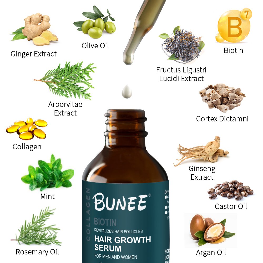 High Quality Herbal Hair Loss Treatment Fast Hair Growth Serum Biotin Hair Restoration Regrowth Camellia Oil