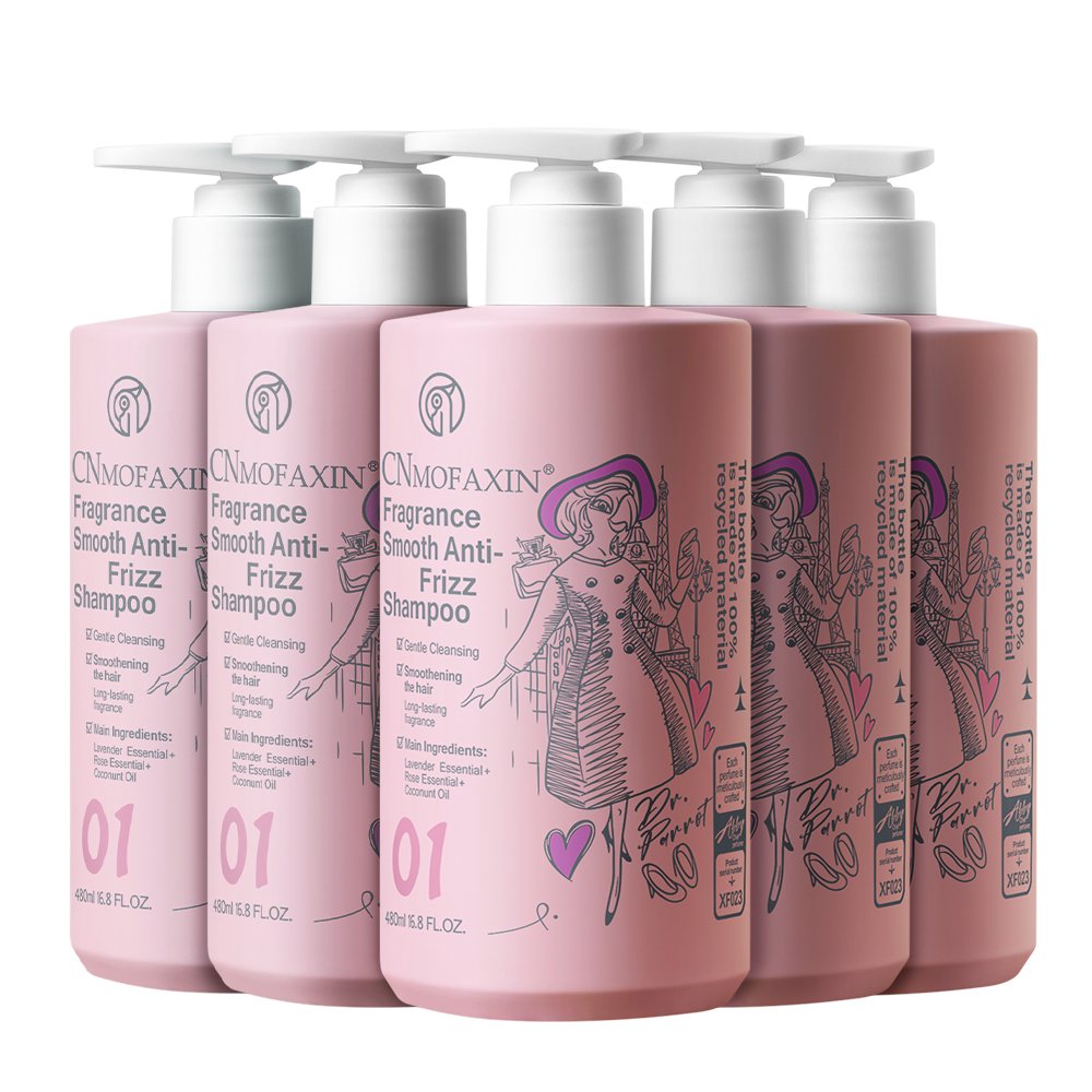 Custom Logo 100% Pure Lavender Luxurious Organic Moisturizing Soft Lavender Perfume Hair Shampoo and Conditioner Set