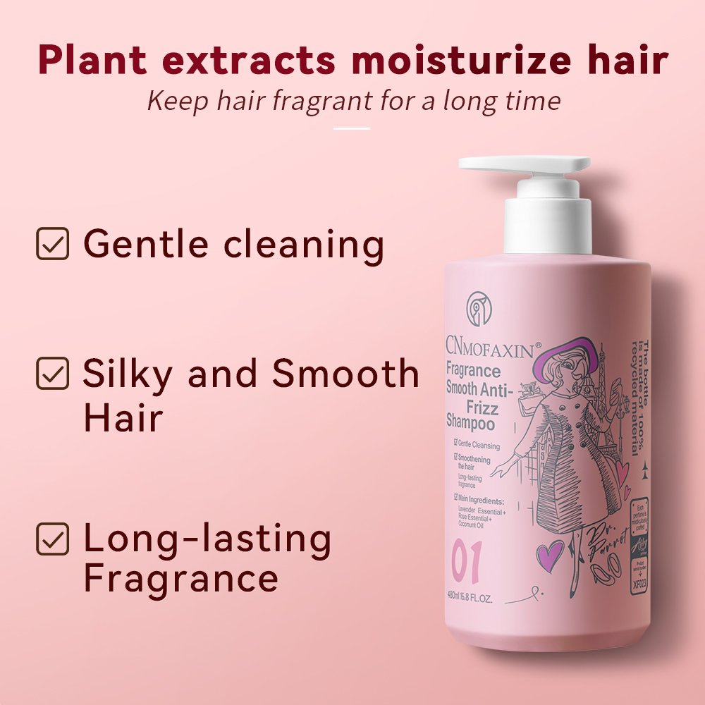 Custom Logo 100% Pure Lavender Luxurious Organic Moisturizing Soft Lavender Perfume Hair Shampoo and Conditioner Set