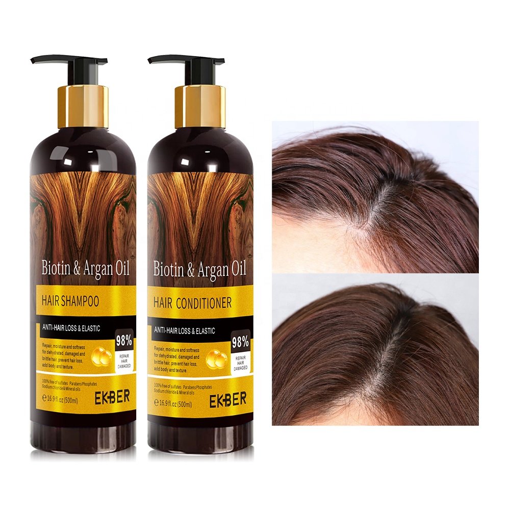 Low Moq Natural Argan Oil Hair Shampoo Natural Hair Care Biotin Shampoo And Conditioner For Hair Growth Biotin Shampoo Organic