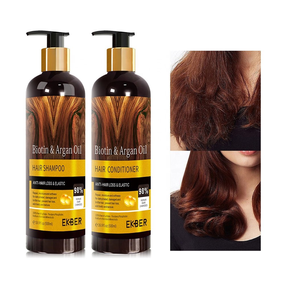 Low Moq Natural Argan Oil Hair Shampoo Natural Hair Care Biotin Shampoo And Conditioner For Hair Growth Biotin Shampoo Organic