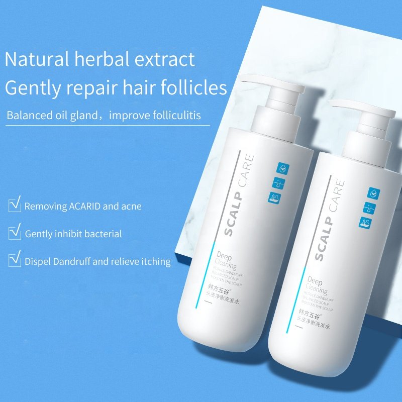 Scalp oil control anti-dandruff antipruritic amino acid shampoo anti-mite folliculitis shampoo