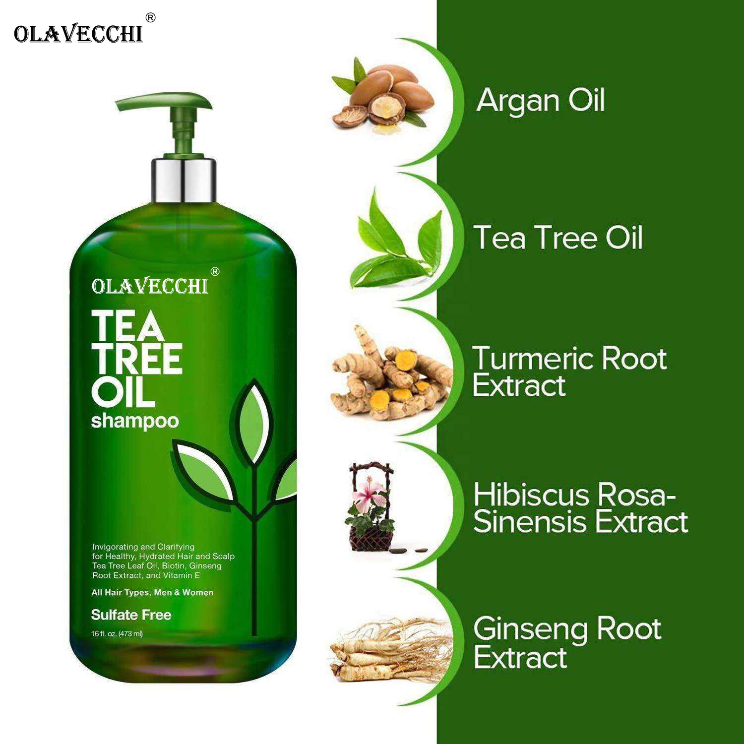 custom logo natural hair growth shampoo conditioner hair loss organic ginger mint tea tree oil shampoo oil shampoo for men women