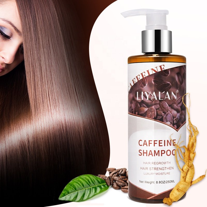 Private Label Hair Care Nourish Natural Caffeine Anti Hair Loss Hair Growth Shampoo