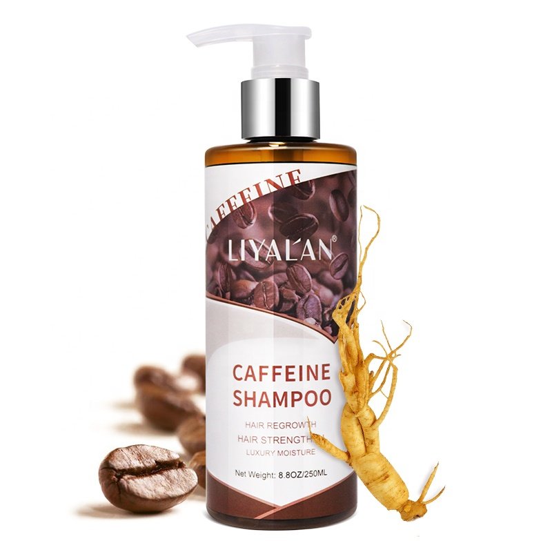 Private Label Hair Care Nourish Natural Caffeine Anti Hair Loss Hair Growth Shampoo