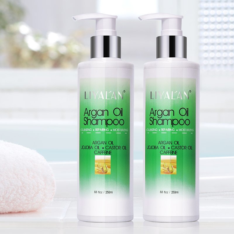 Private Label Repair Damaged Hair Smoothing Deep Cleansing Organic Argan Oil Shampoo