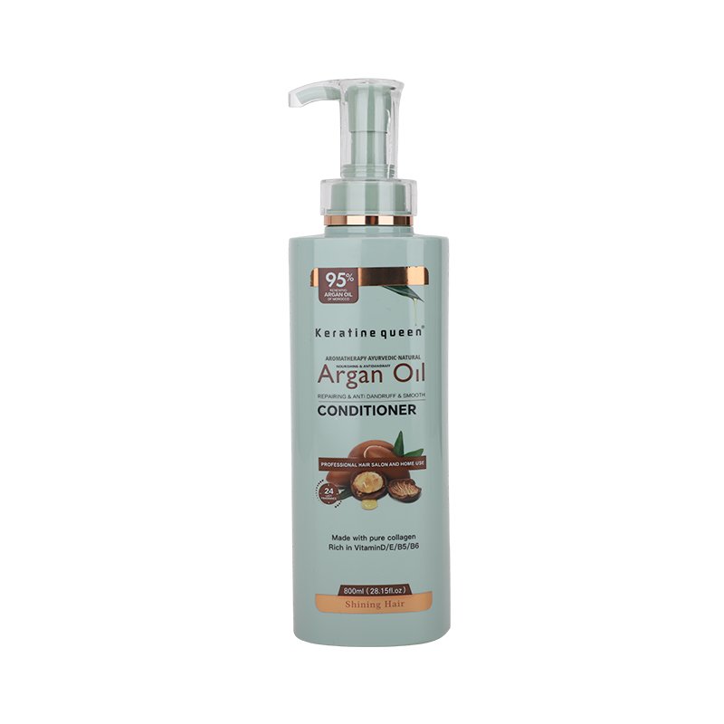 Private Label Natural Argan Oil Shampoo And Conditioner Set Organic Oil Control Refreshing Fluffy Shampoo Hair Care