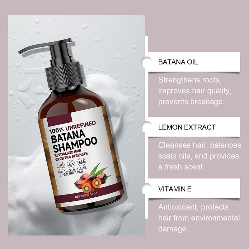 Hot sales Batana Oil Hair Growth Shampoo Natural Hair Loss Shampoo and onditioner