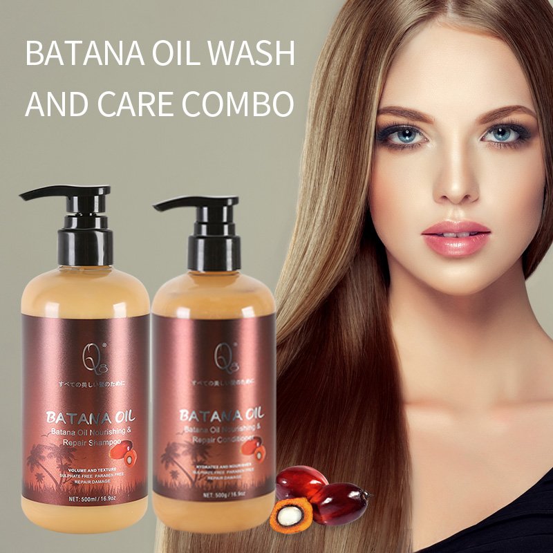 Private Label Honduras Batana Oil Shampoo Anti Hair Loss Treatment Repair Damaged Hair Shampoo and Conditioner Set