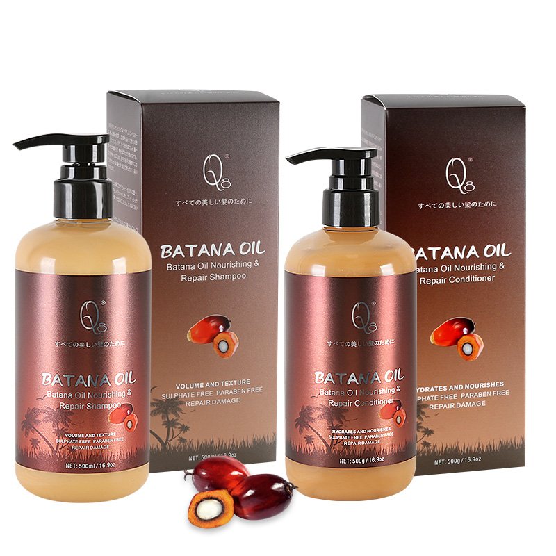 Private Label Honduras Batana Oil Shampoo Anti Hair Loss Treatment Repair Damaged Hair Shampoo and Conditioner Set