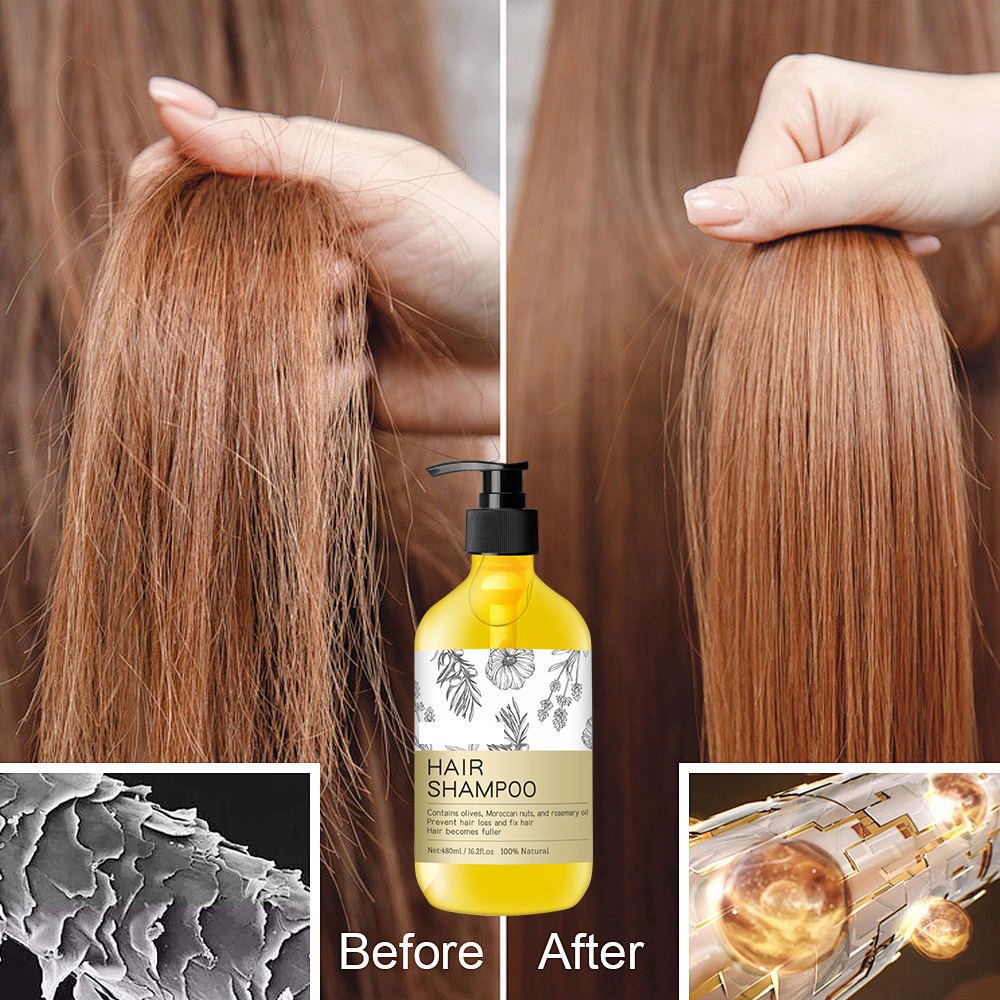 Succsion Sulfate free deep nourish scalp anti hair loss hair growth rosemary shampoo