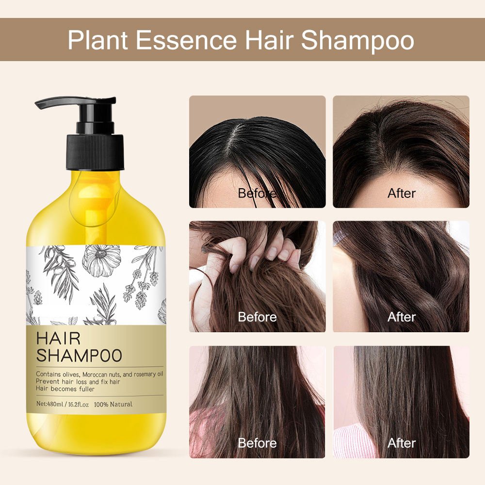 Succsion Sulfate free deep nourish scalp anti hair loss hair growth rosemary shampoo