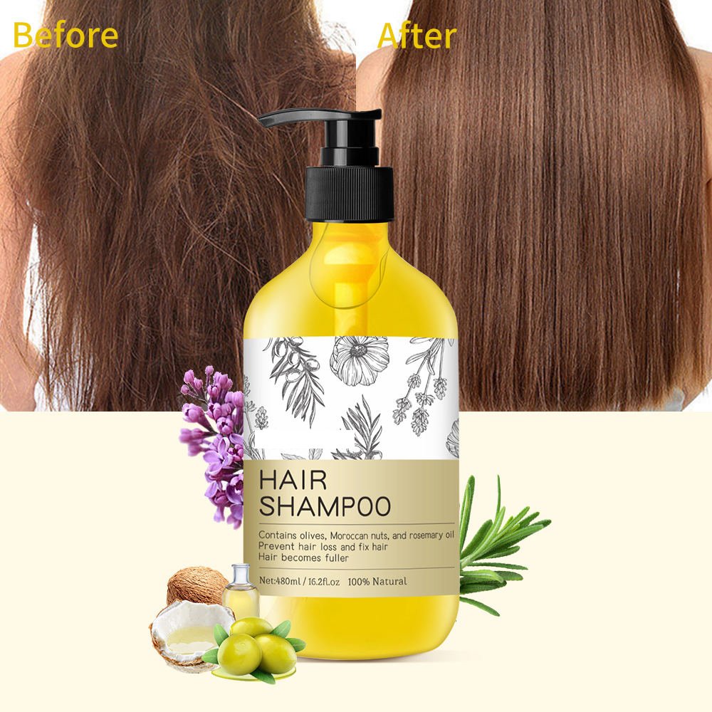 Succsion Sulfate free deep nourish scalp anti hair loss hair growth rosemary shampoo