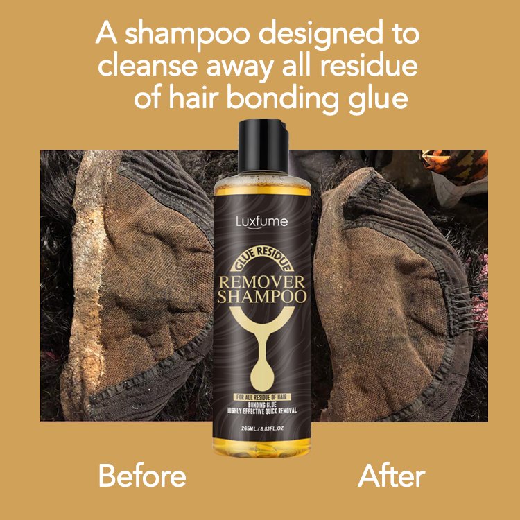 Luxfume Wholesale Hair Extensions Lace Wig Glue Remover Fast Acting Lace Glue Removing Shampoo
