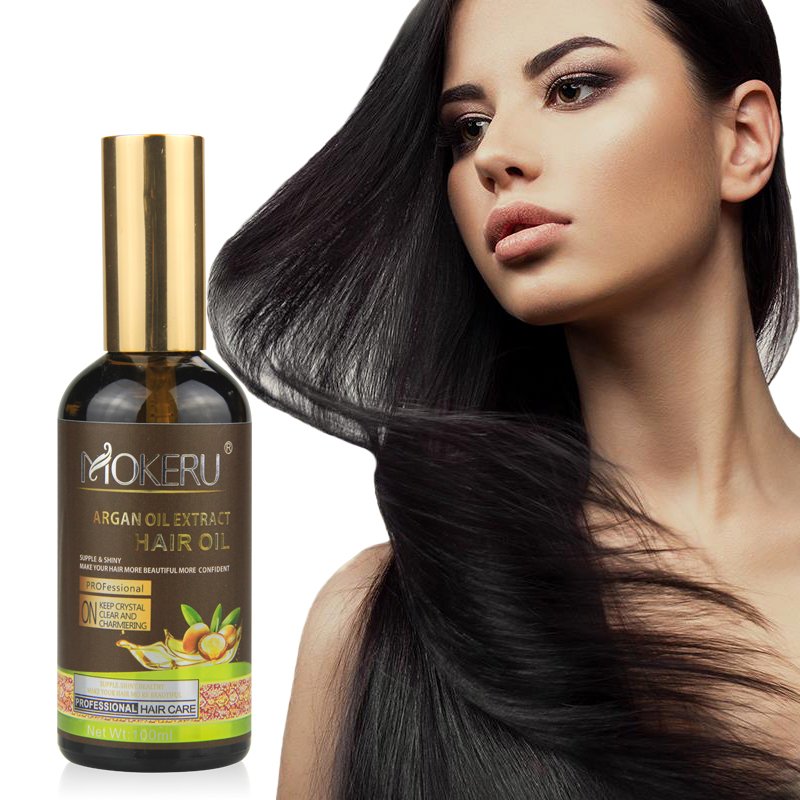 Mokeru Professional Salon Hair Shampoo Argan Oil Morocco Shampoo and Conditioner set Keratin Hair Shampoo for Women Home Use