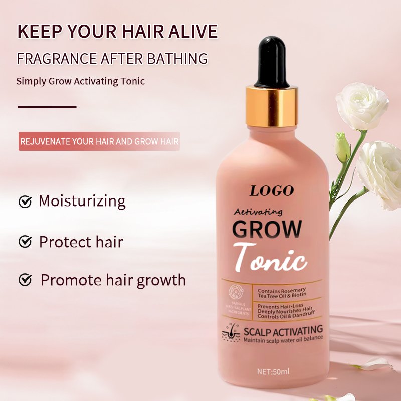 Rosemary and biotin extraction Repair damage caused by hot dyeing products that made hair rapid grows tonic hair oil to grow