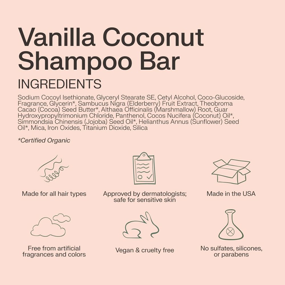 New Style Shine Moisture Jojoba Oil Strengthening Fruity Vanilla Scent Shampoo Bar For All Hair Types