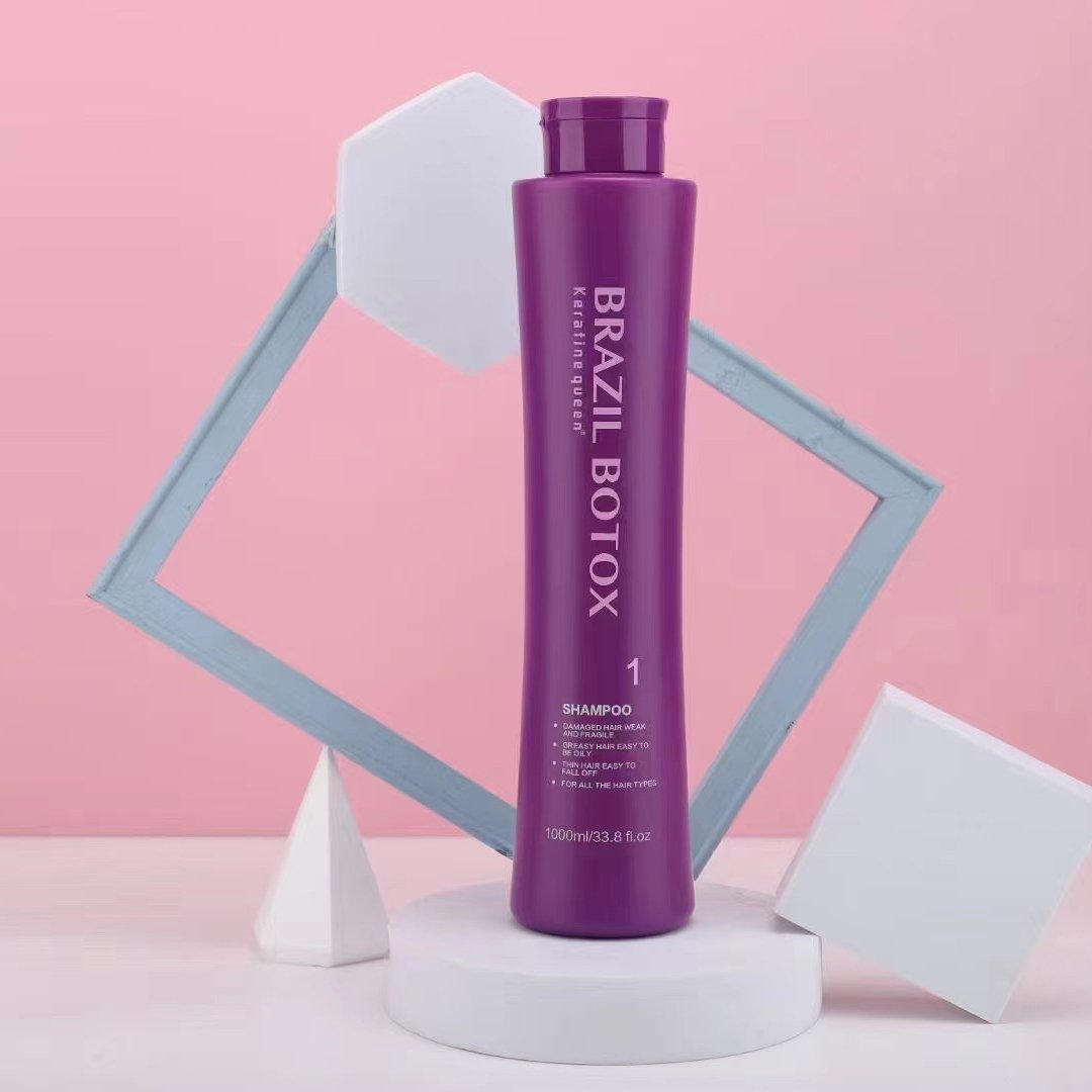 Factory Wholesale OEM Private Label 1000 ml Protein Brazilian Hair Shampoo Conditioner Keratin Hair Care Set