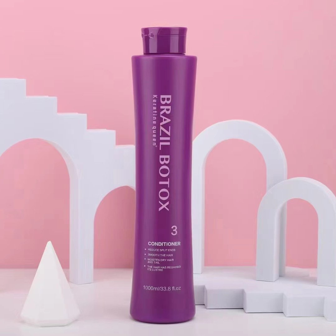 Factory Wholesale OEM Private Label 1000 ml Protein Brazilian Hair Shampoo Conditioner Keratin Hair Care Set