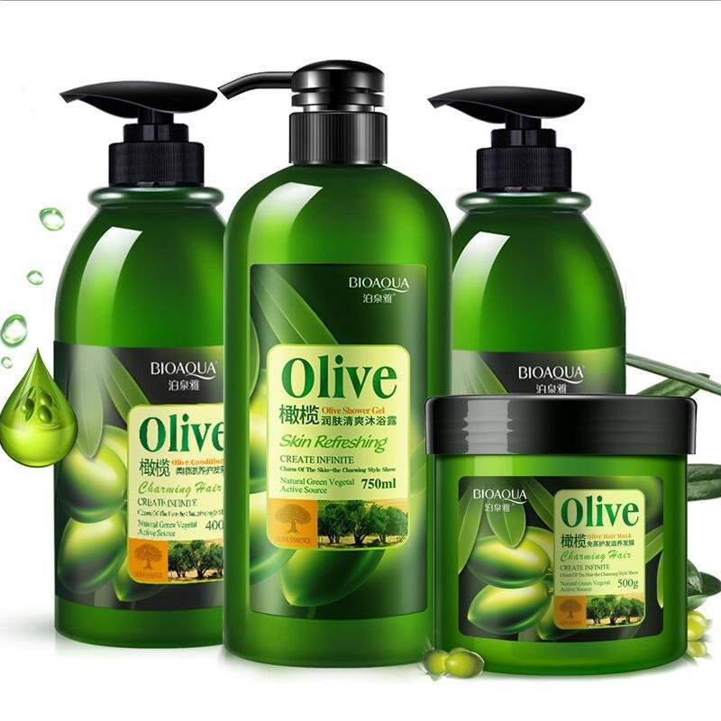 Bioaqua anti-dandruff hair growth gel olive shampoo lock water