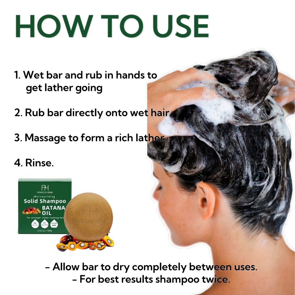 Wholesale Batana Solid Shampoo Herbal Hair and Scalp Treatment Strengthens Hair Prevents Breakage and Repairs Hair Follicles
