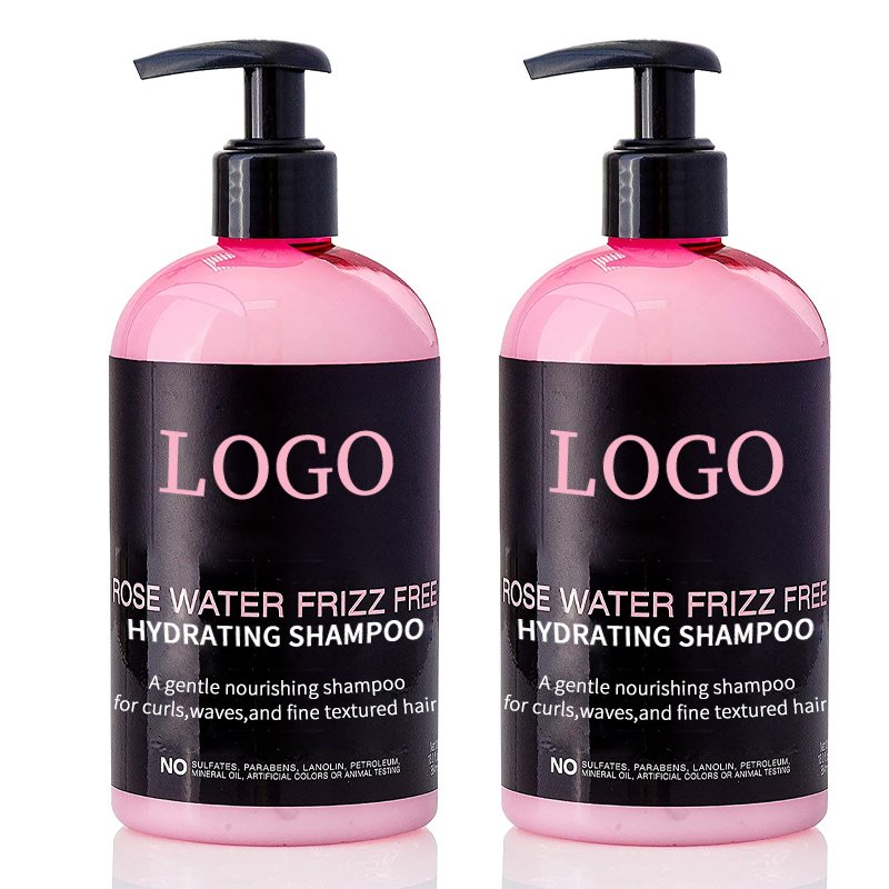 Professional Hair Shampoo Paraben-free Smoothing & Hair-Loss Prevention and Rose & Amino acid Natural Hair Shampoo Wholesale