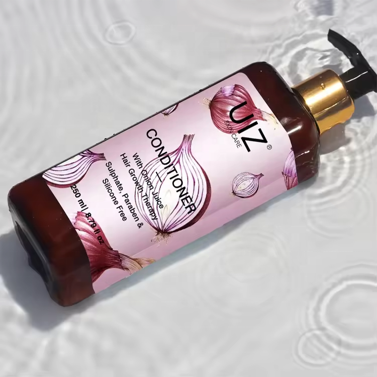 Private Label Organic Hair Care Set Oily Natural Keratin Anti-Loss Hair Growth Onion Shampoo Conditioner