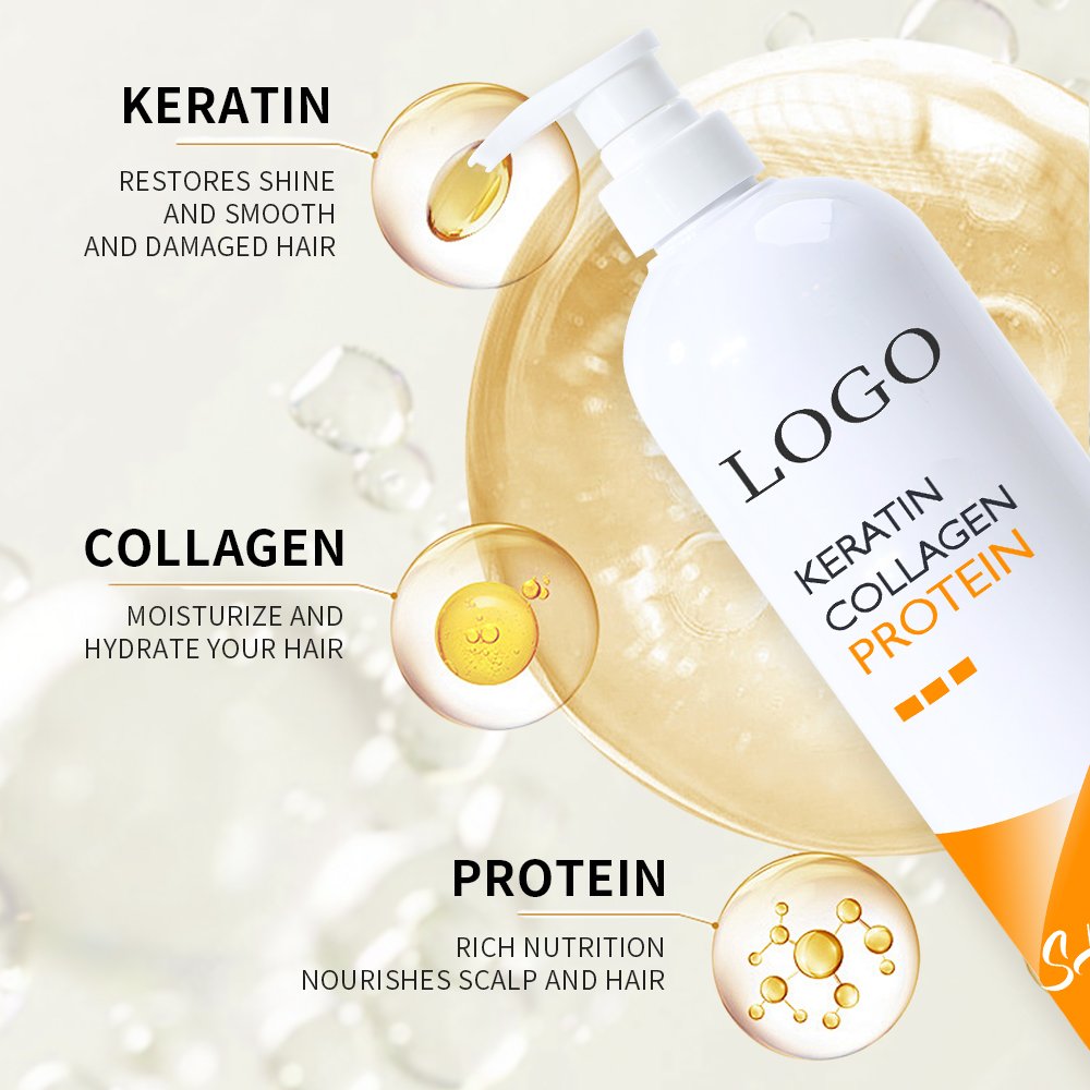 Pro Techs Your Brands Keratin Moisturizing Queen Protein Brazilian Perfume Oem Hair Shampoo And Conditioner Set 500Ml