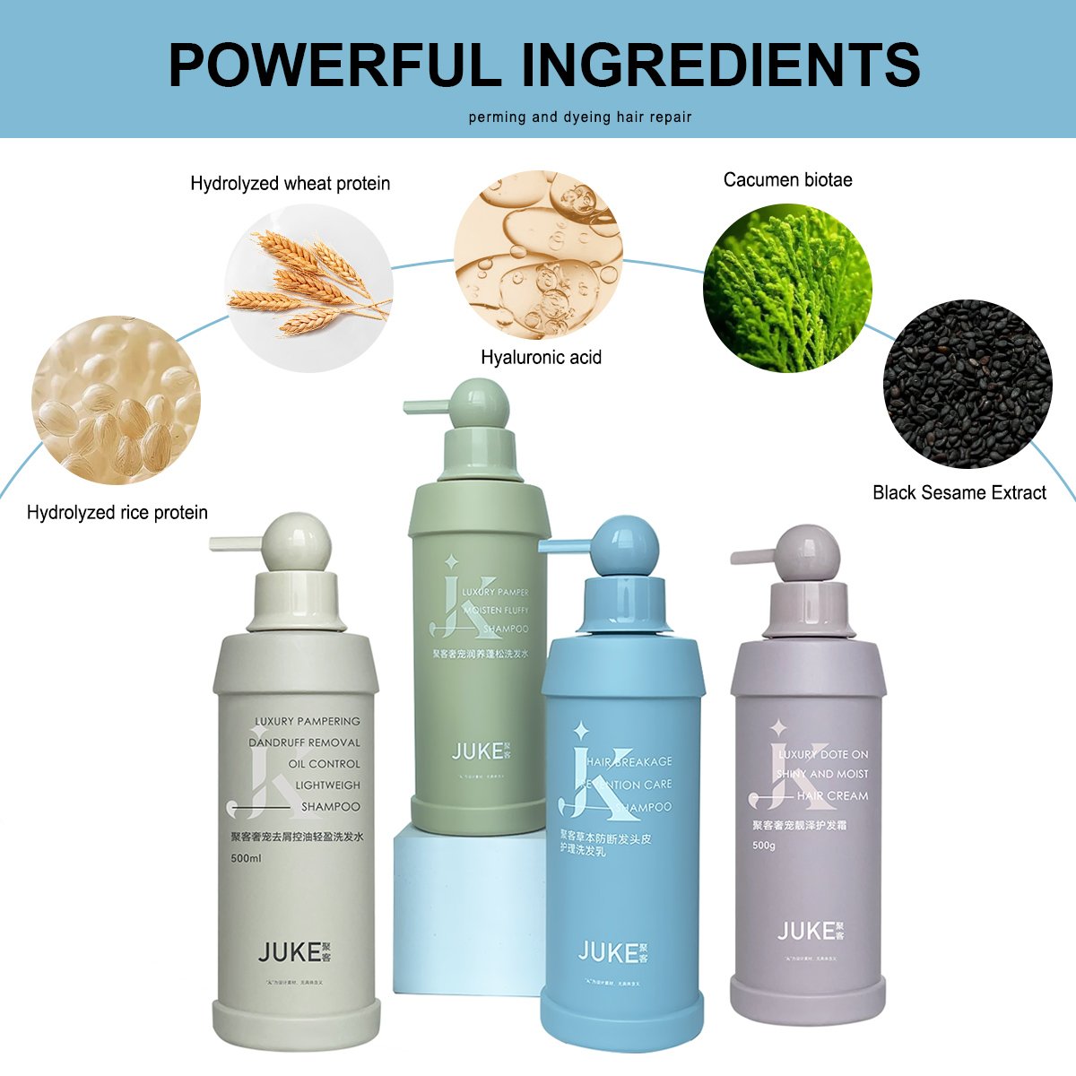Low MOQ Custom Logo Sulfate Free Silk Smooth Shampoo and Conditioner Soft Hair Care Shampoo for Salon Shampoo Brands
