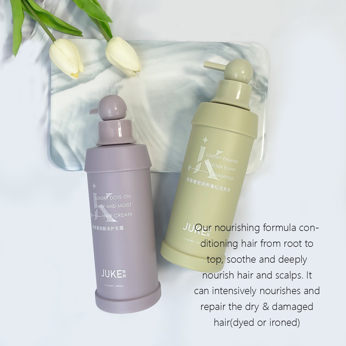 Low MOQ Custom Logo Sulfate Free Silk Smooth Shampoo and Conditioner Soft Hair Care Shampoo for Salon Shampoo Brands