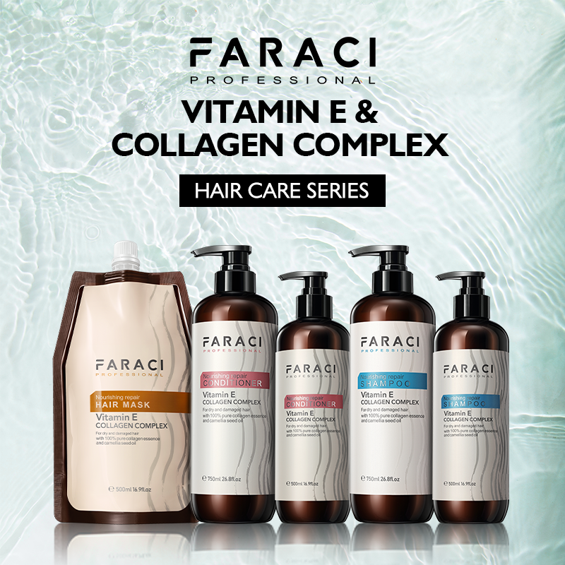 Collagen Anti-hair Loss Strengthen Hair Deep Moisturizing Mild and Non-irritating Addition Hair Shampoo Vitamin E 100% Pure