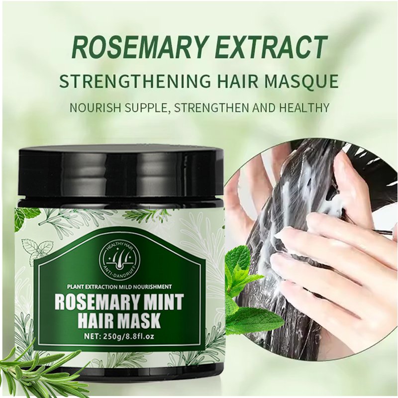 500ml Rosemary Shampoo Sulfate Free Organic Formula Nourishing Strengthening Prevents Detachment Fixes Hair