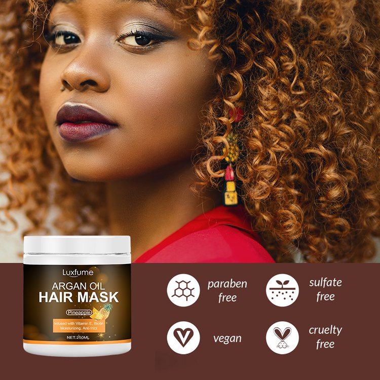 OEM/ODM Natural Hair Care Products Argan Oil Shampoo Conditioner Hair Mask for Hair Salon