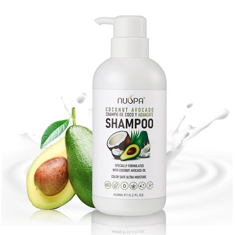 Custom Logo Wholesale Natural Coconut Avocado Oil Shampoo Gentle Cleaning Restore Fluffy Argan Oil Hair Shampoo