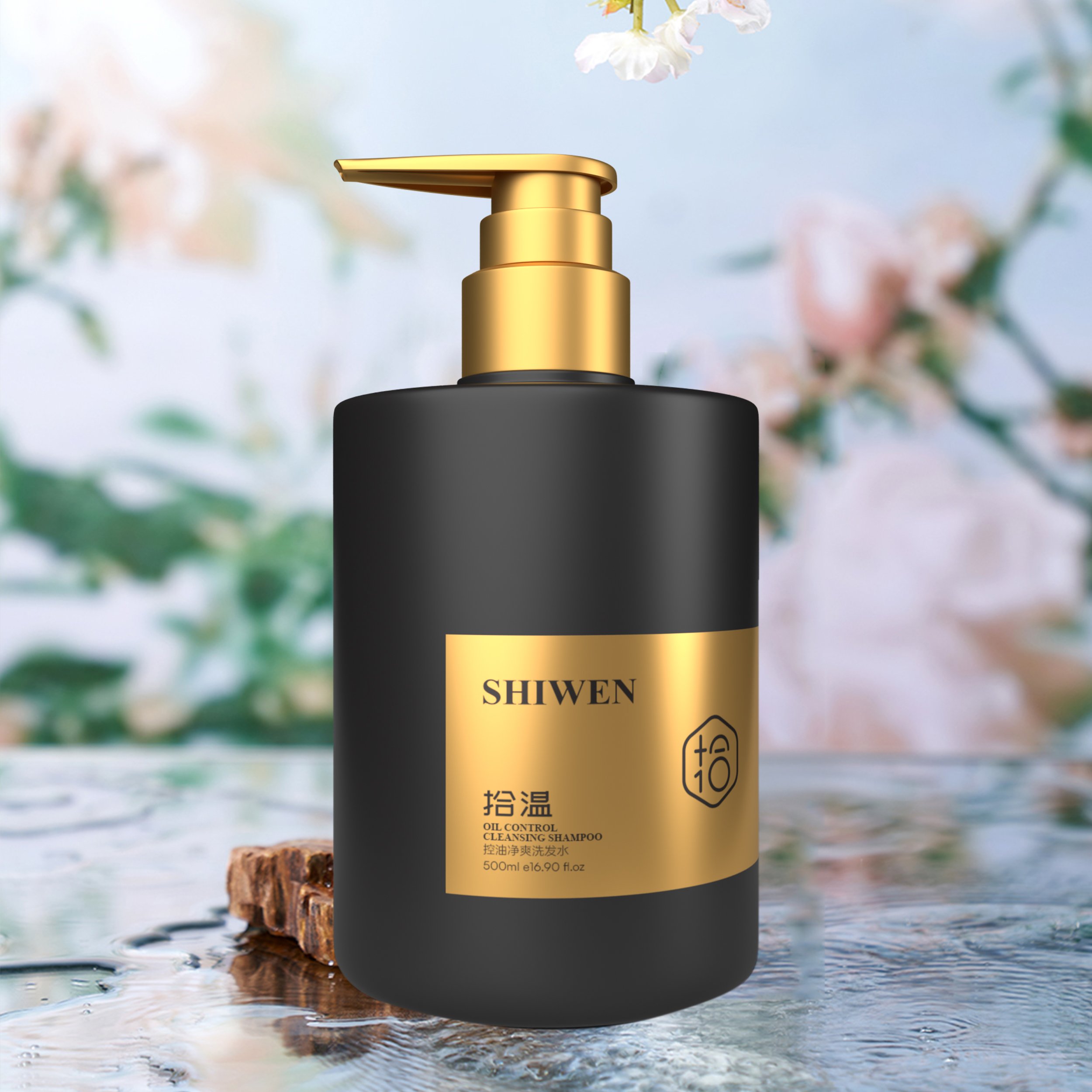 Healthy Herbal Organic Thickening Ginger Care Hair Loss Treatment Oil Control Shampoo