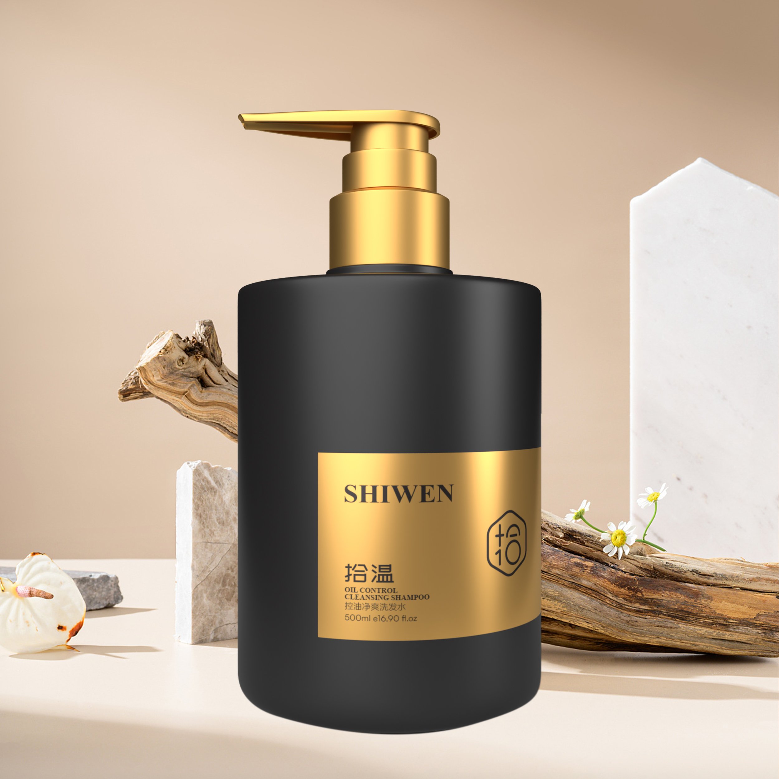 Healthy Herbal Organic Thickening Ginger Care Hair Loss Treatment Oil Control Shampoo