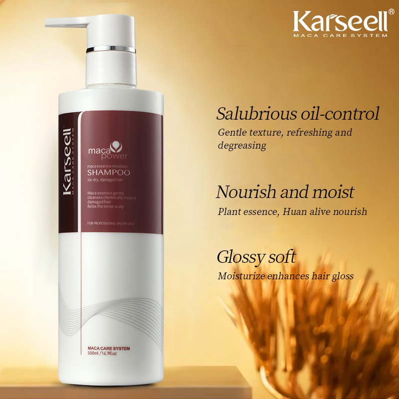 Karseell Private Label Organic Anti Hairloss Shampoo Hair Growth Shampoo 500ML Keratin Hair Care Shampoo Without Formaldehyde