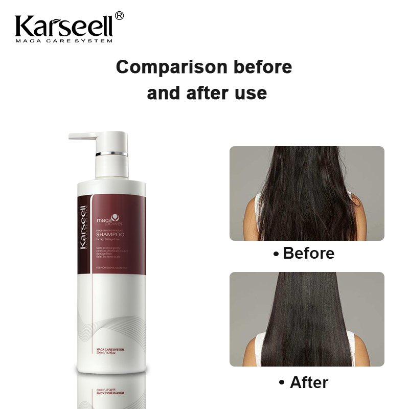Karseell Private Label Organic Anti Hairloss Shampoo Hair Growth Shampoo 500ML Keratin Hair Care Shampoo Without Formaldehyde