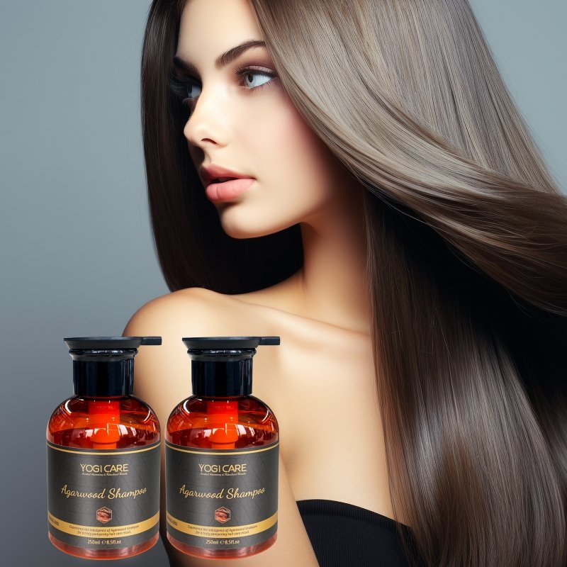 YOGI CARE 100% Organic Agarwood Luxurious Shampoo Nourishing Sulfate Free Hair Shampoo